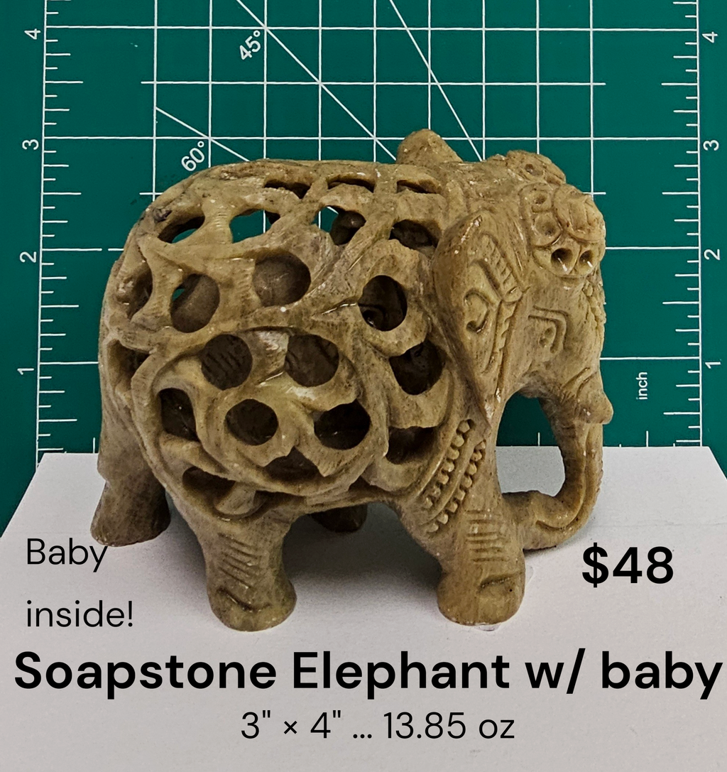 Soapstone Elephants