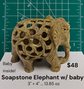 Soapstone Elephants