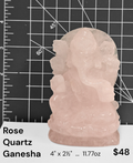 Rose Quartz Ganesha