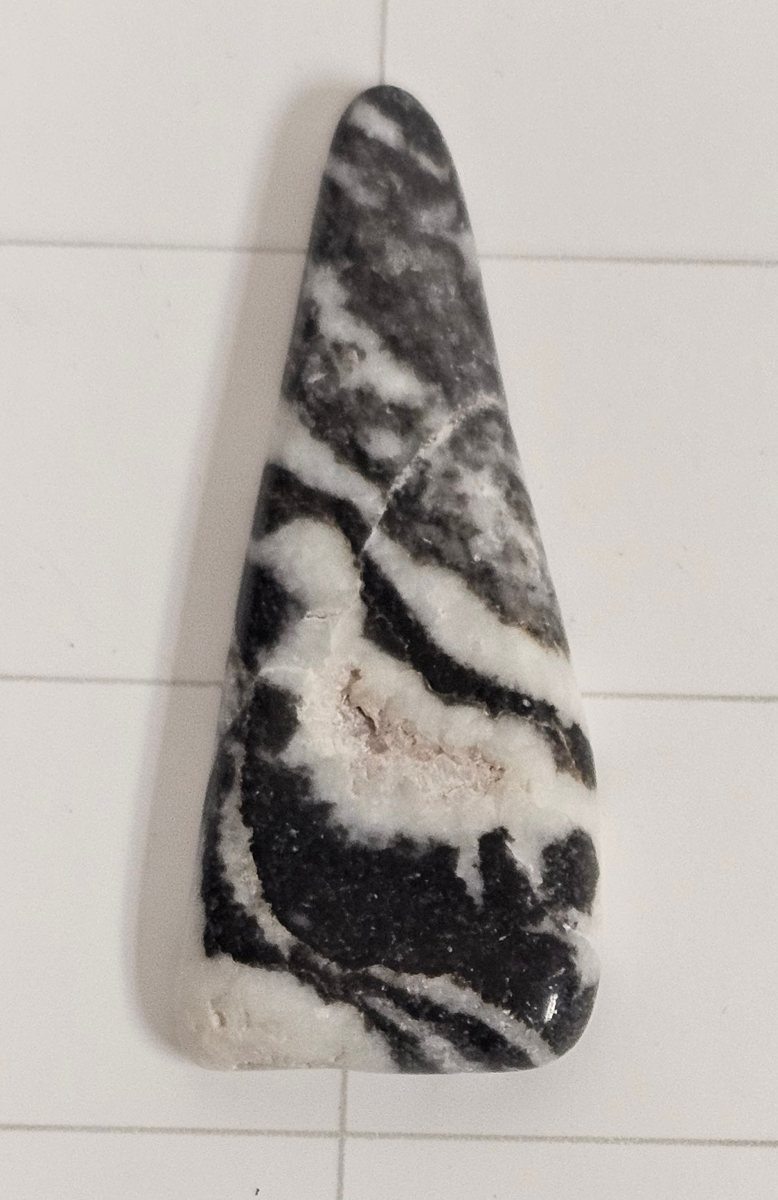 Zebra stone cabochon