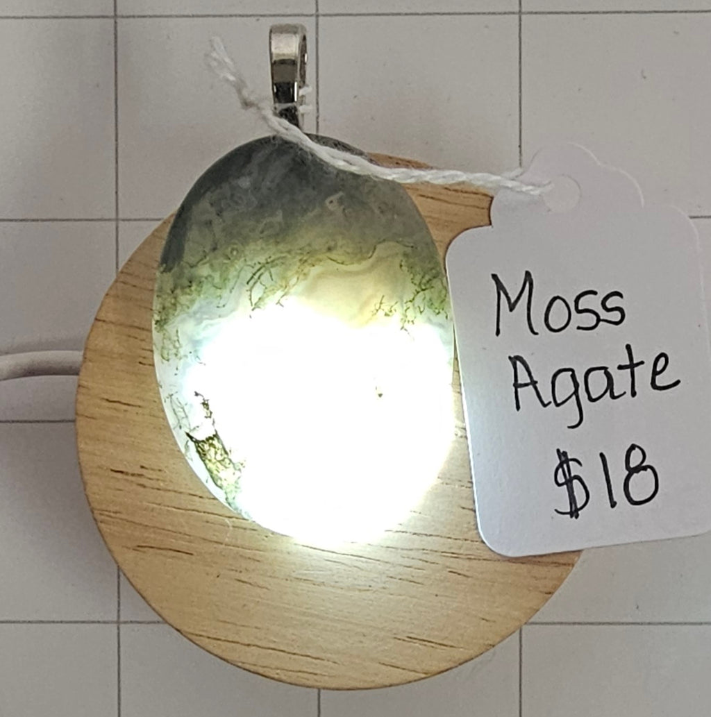 Moss Agate Pendant