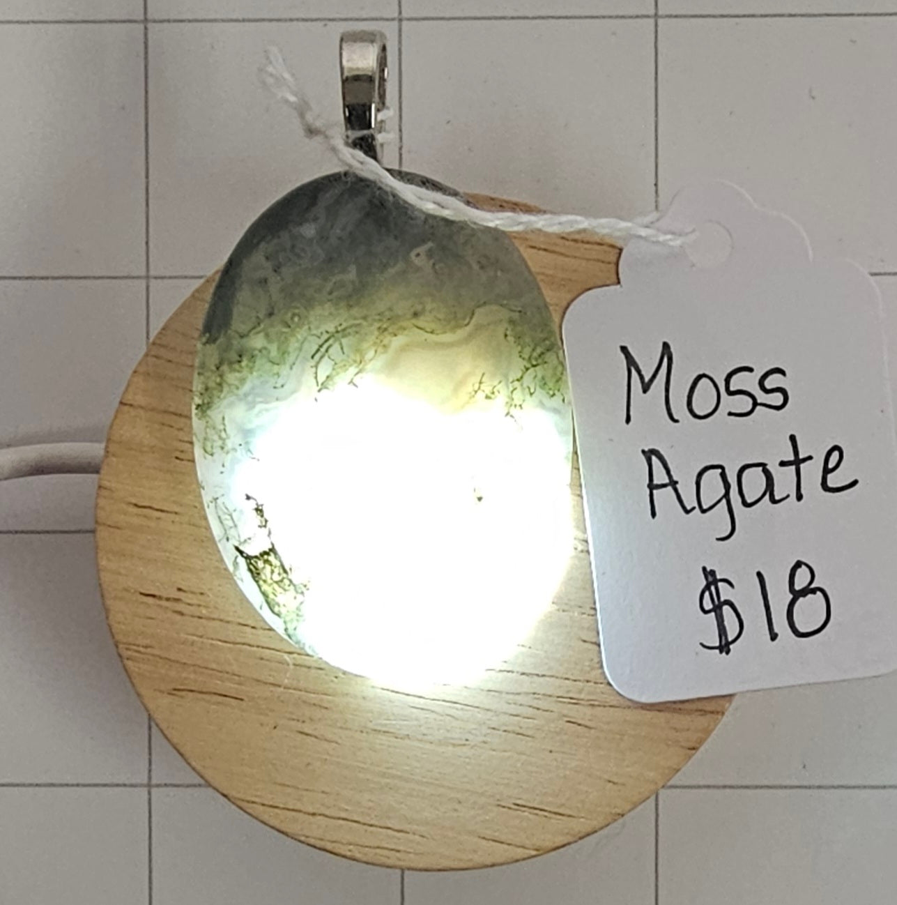 Moss Agate Pendant