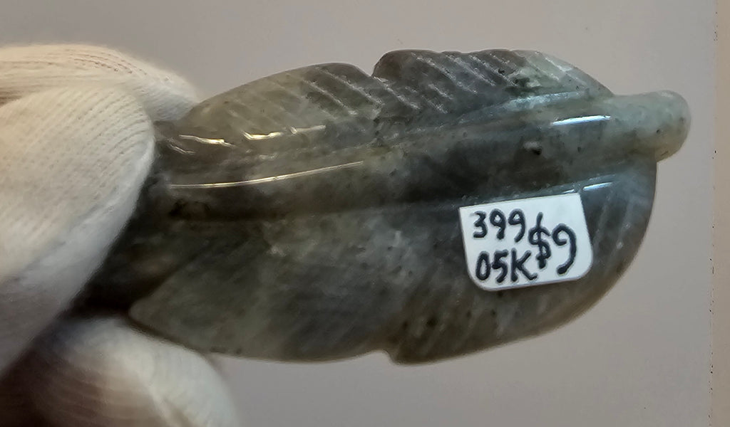 Labradorite feather