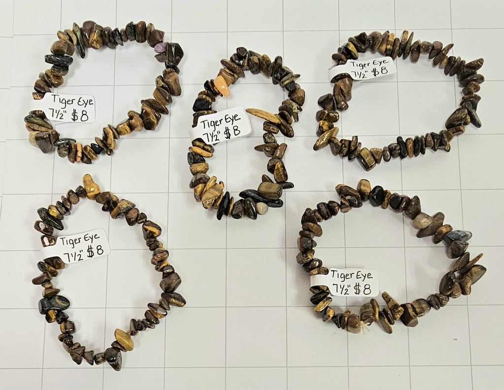 Tiger's Eye chip Bracelets