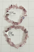 Optical Calcite chip Bracelets