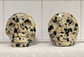 Dalmatian stone Skull
