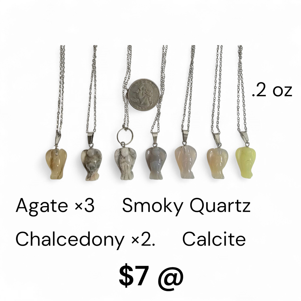 Stone Angel Necklaces