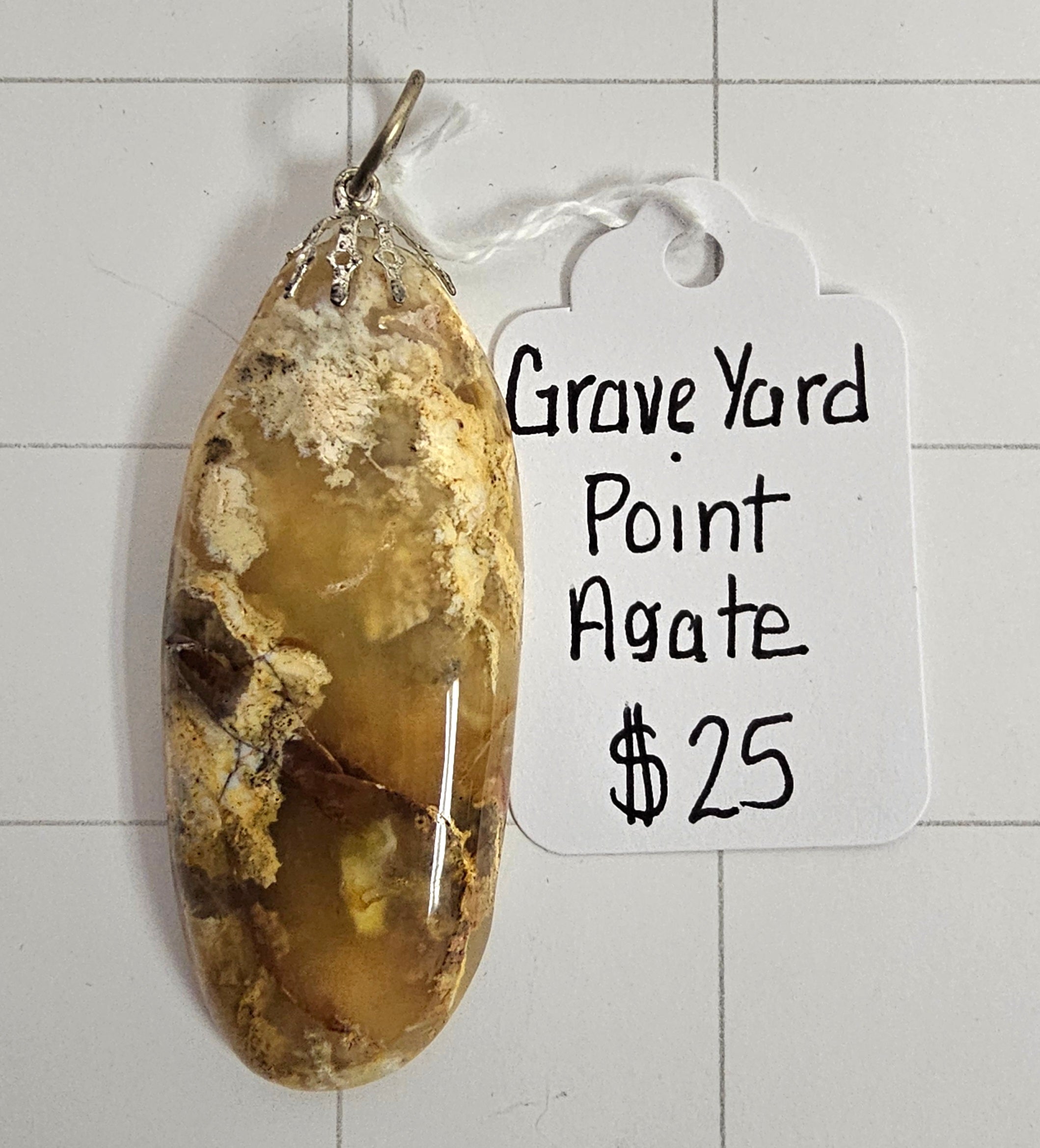 Graveyard Point Agate Pendant