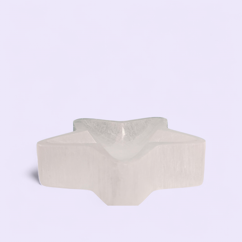 Selenite Star Dish