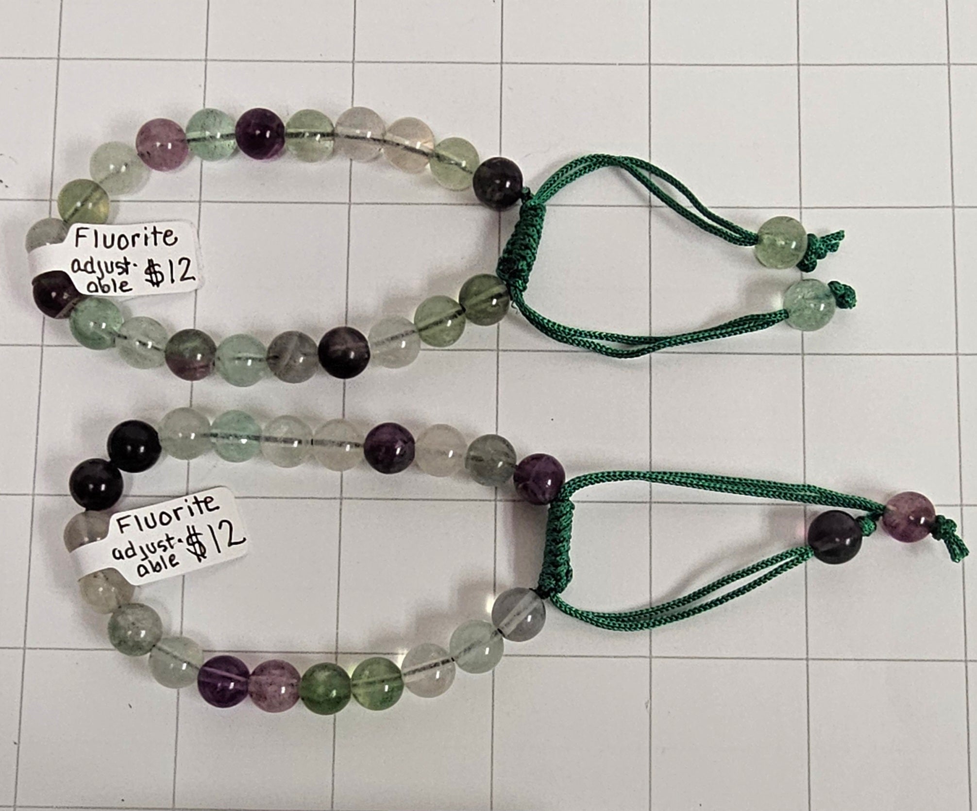 Adjustable Fluorite Bracelet !