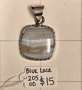 Blue Lace Agate Necklace