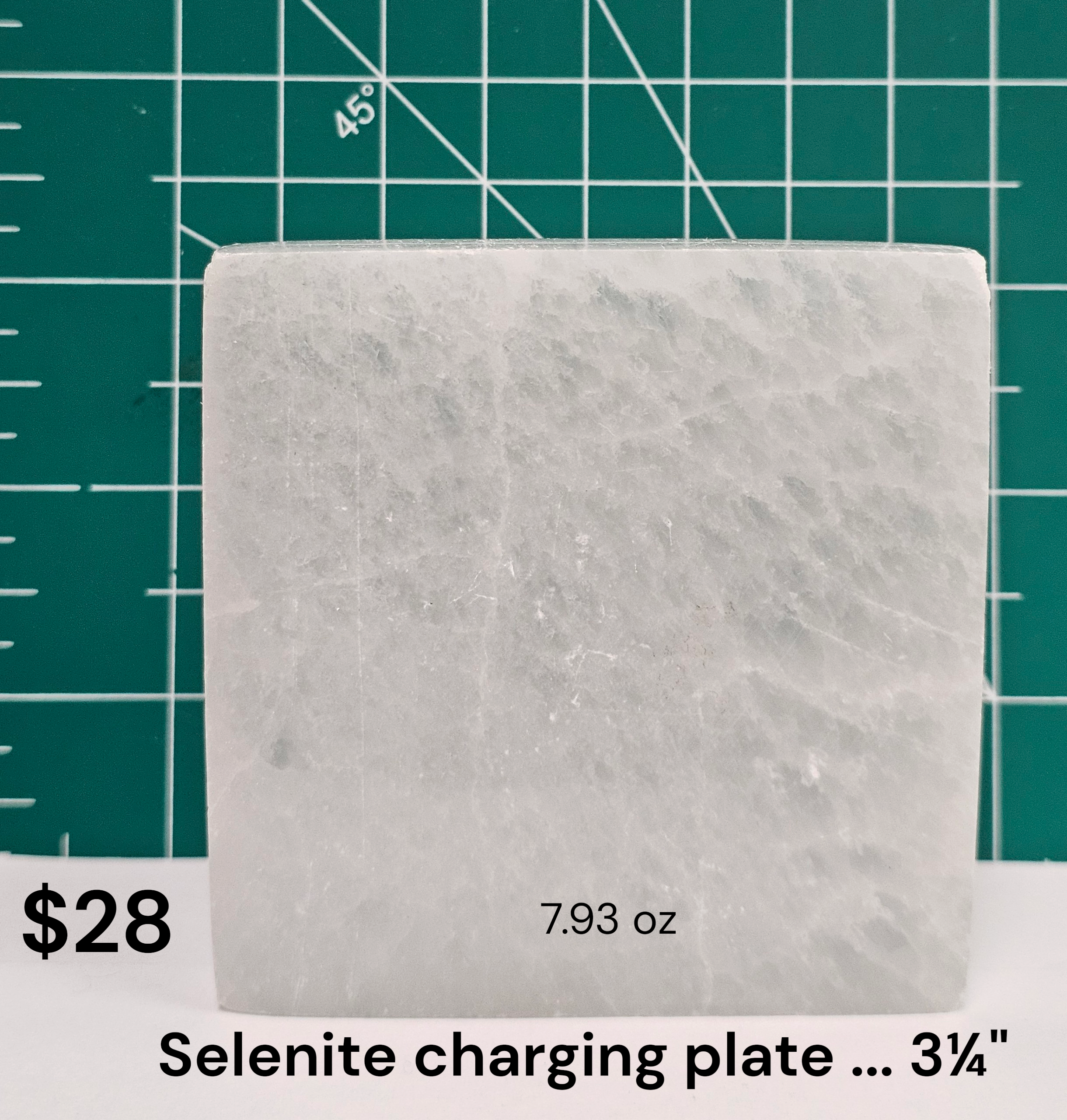 Selenite charging plate