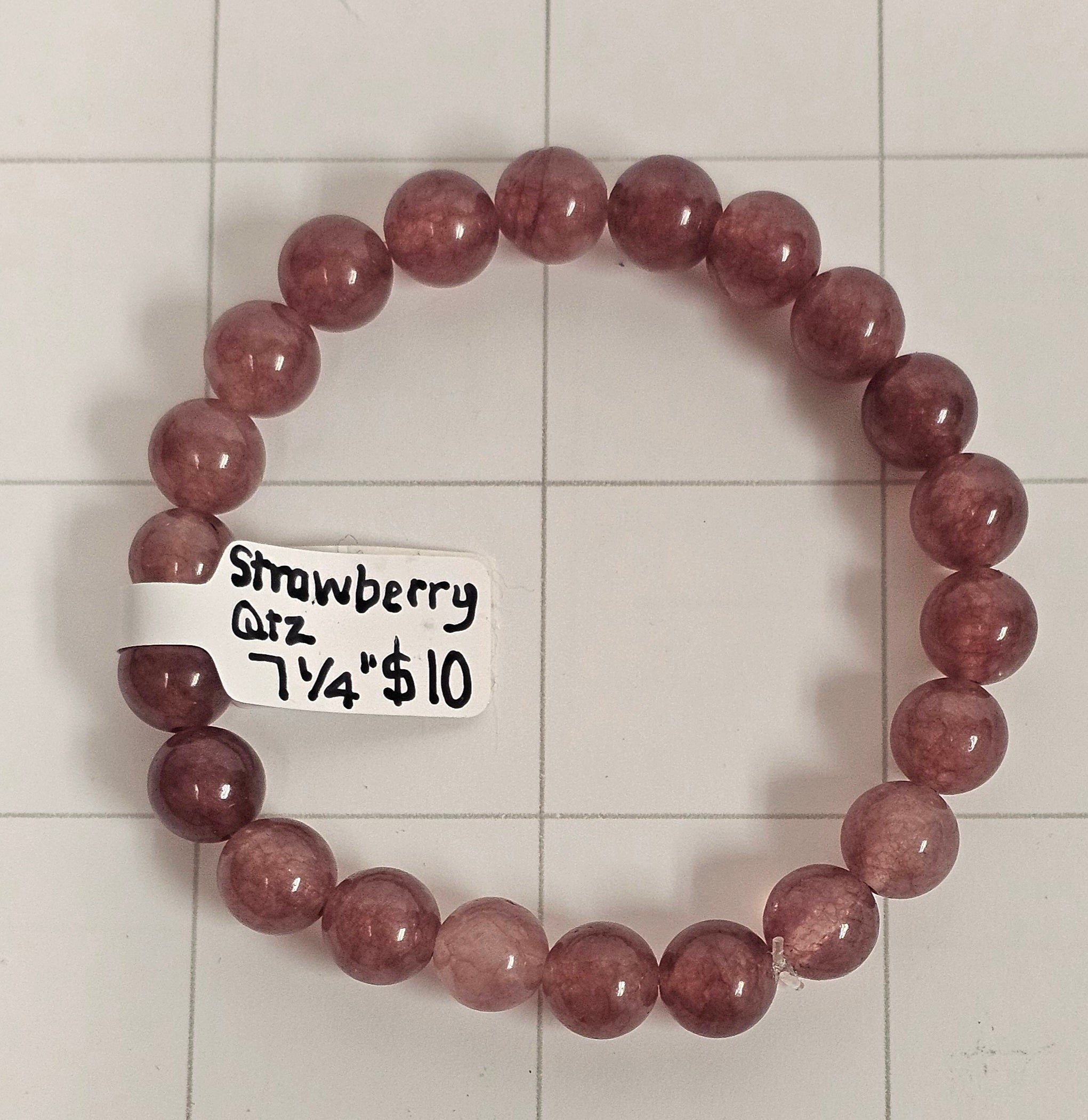 Strawberry Quartz Bracelet