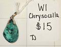 Chrysocolla pendant