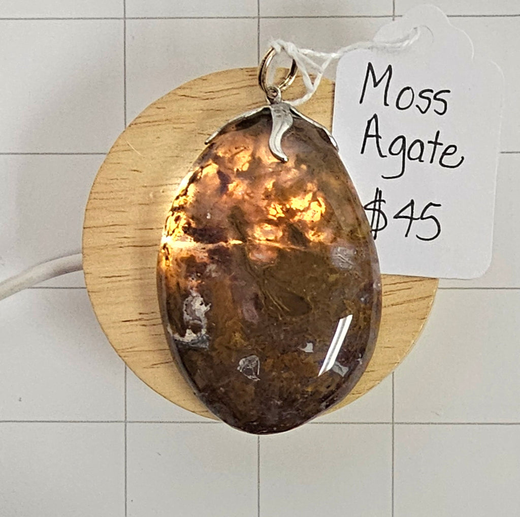 Moss Agate Pendant