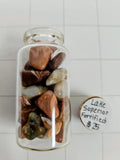 Lake Superior Fortified Agates in a jar