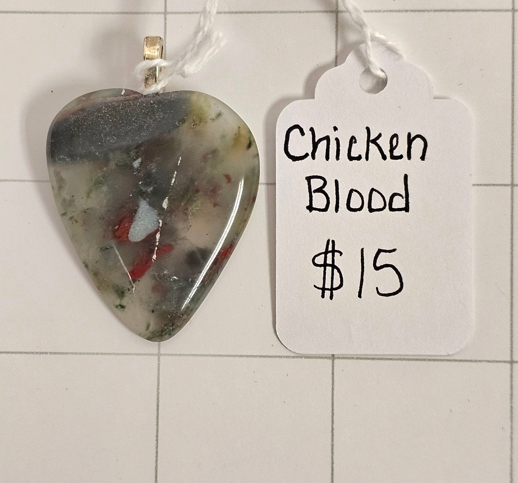 African Chicken Blood Pendant