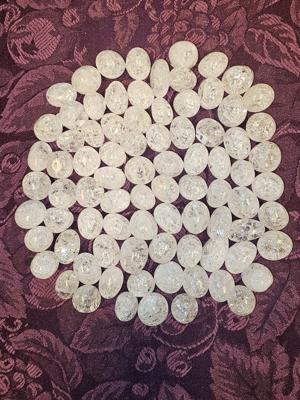 Fire & Ice Quartz tumbles