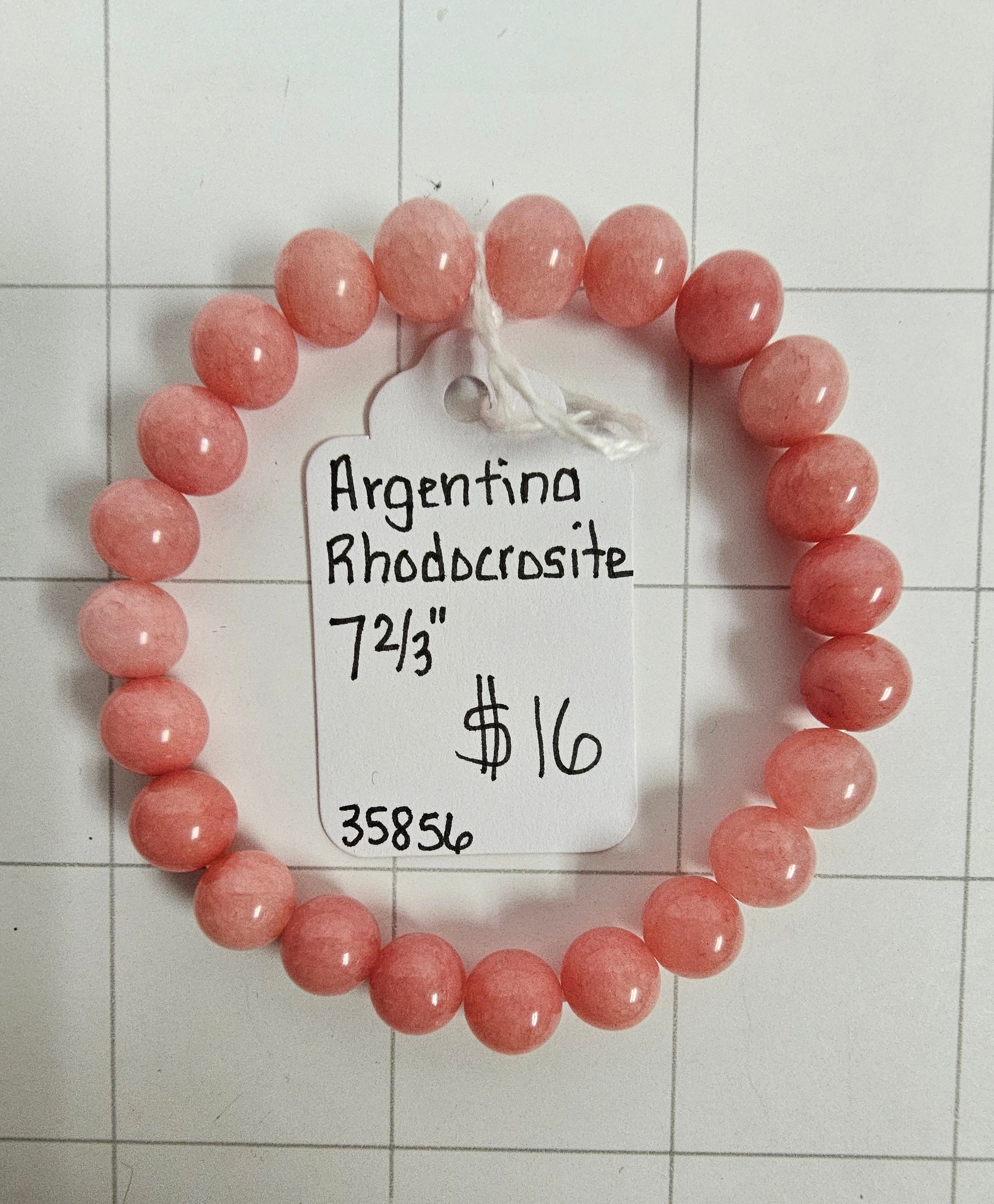 Rhodocrosite slab