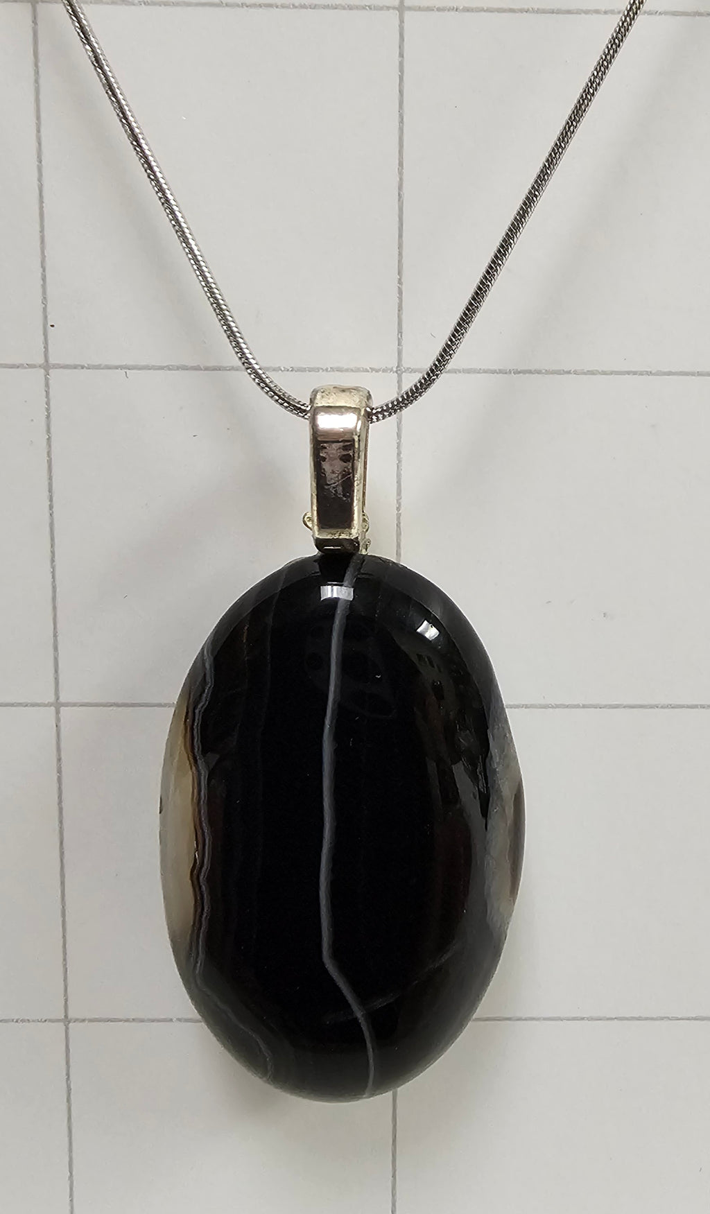 Tuxedo Agate Necklace