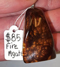 Fire Agate Pendant