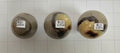 Septarian spheres w/ stands