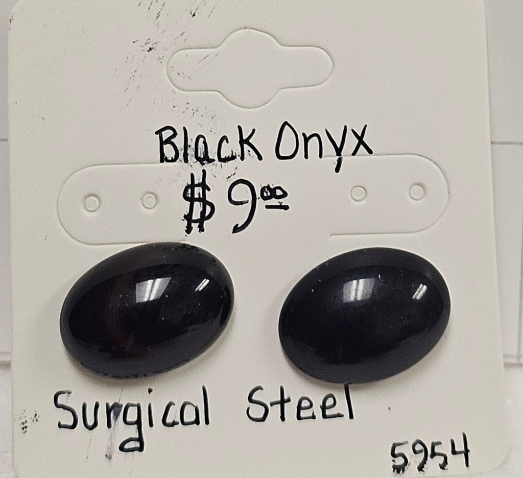 Black Onyx Earrings