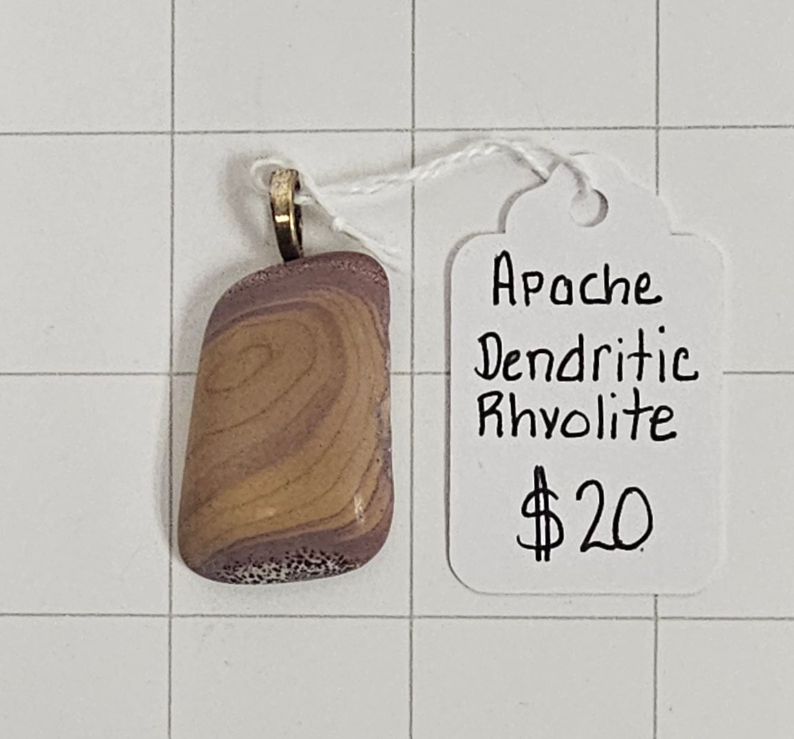 Apache Dendritic Rhyolite pendant
