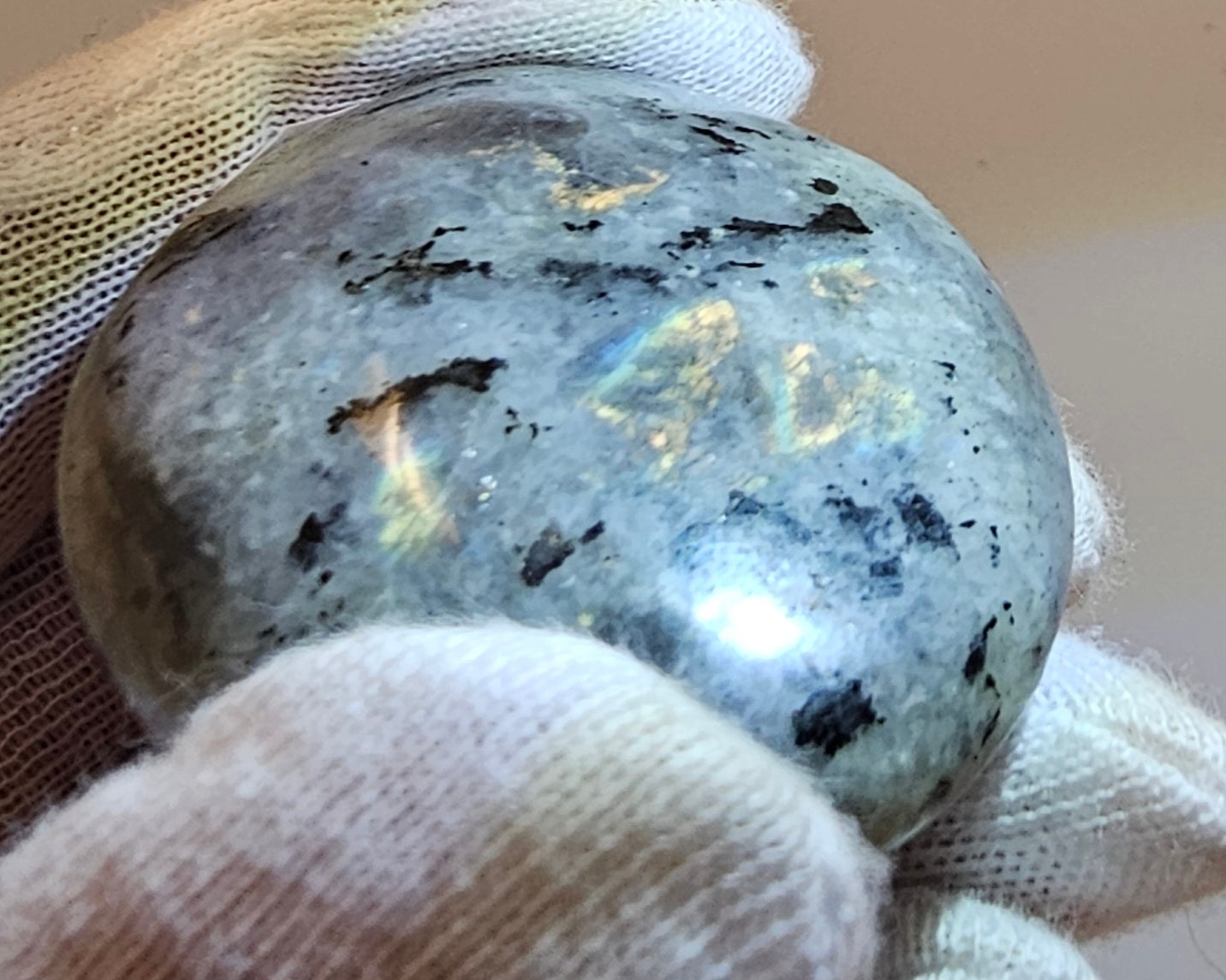Labradorite Palm Stone