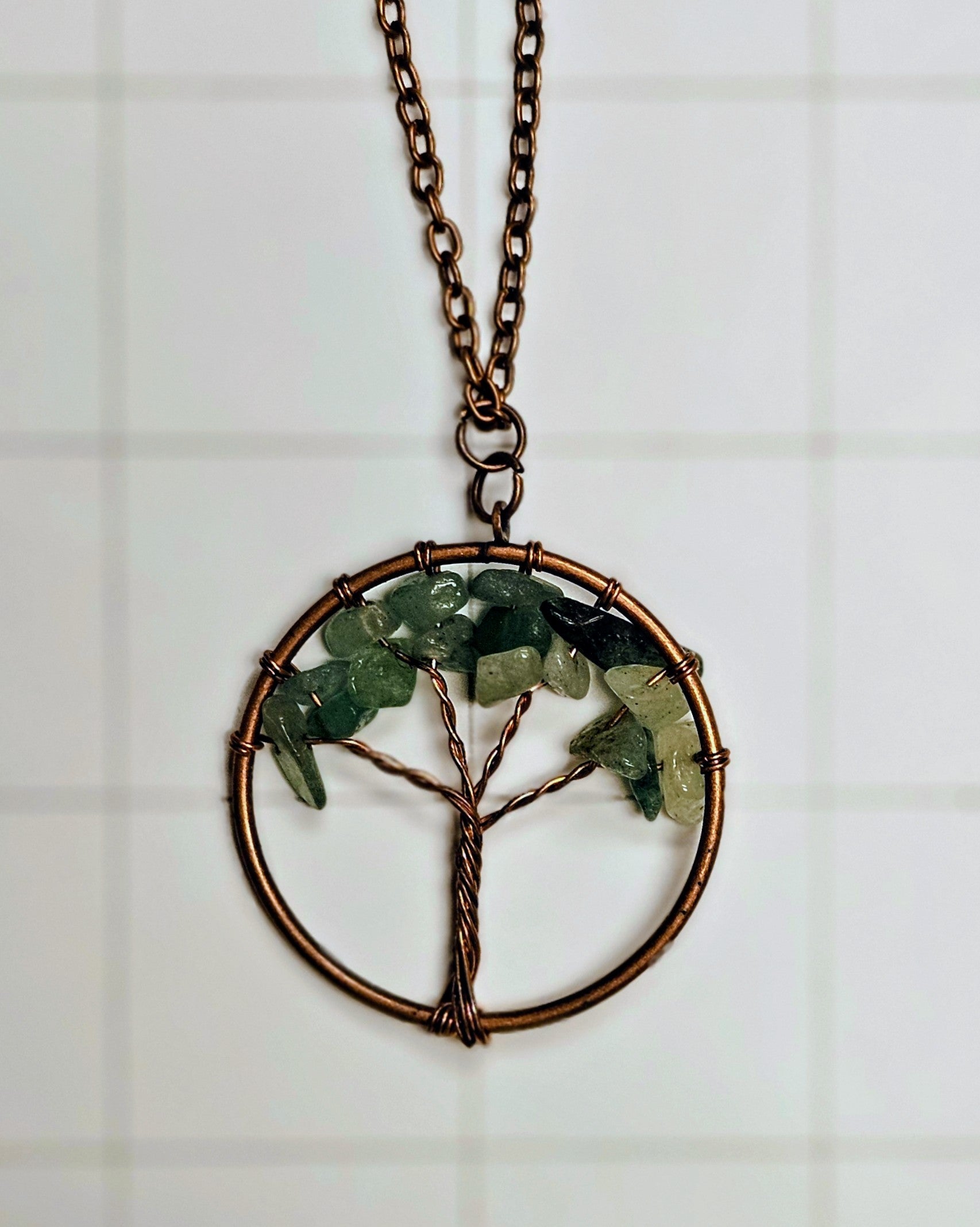Aventurine & Copper Tree of Life