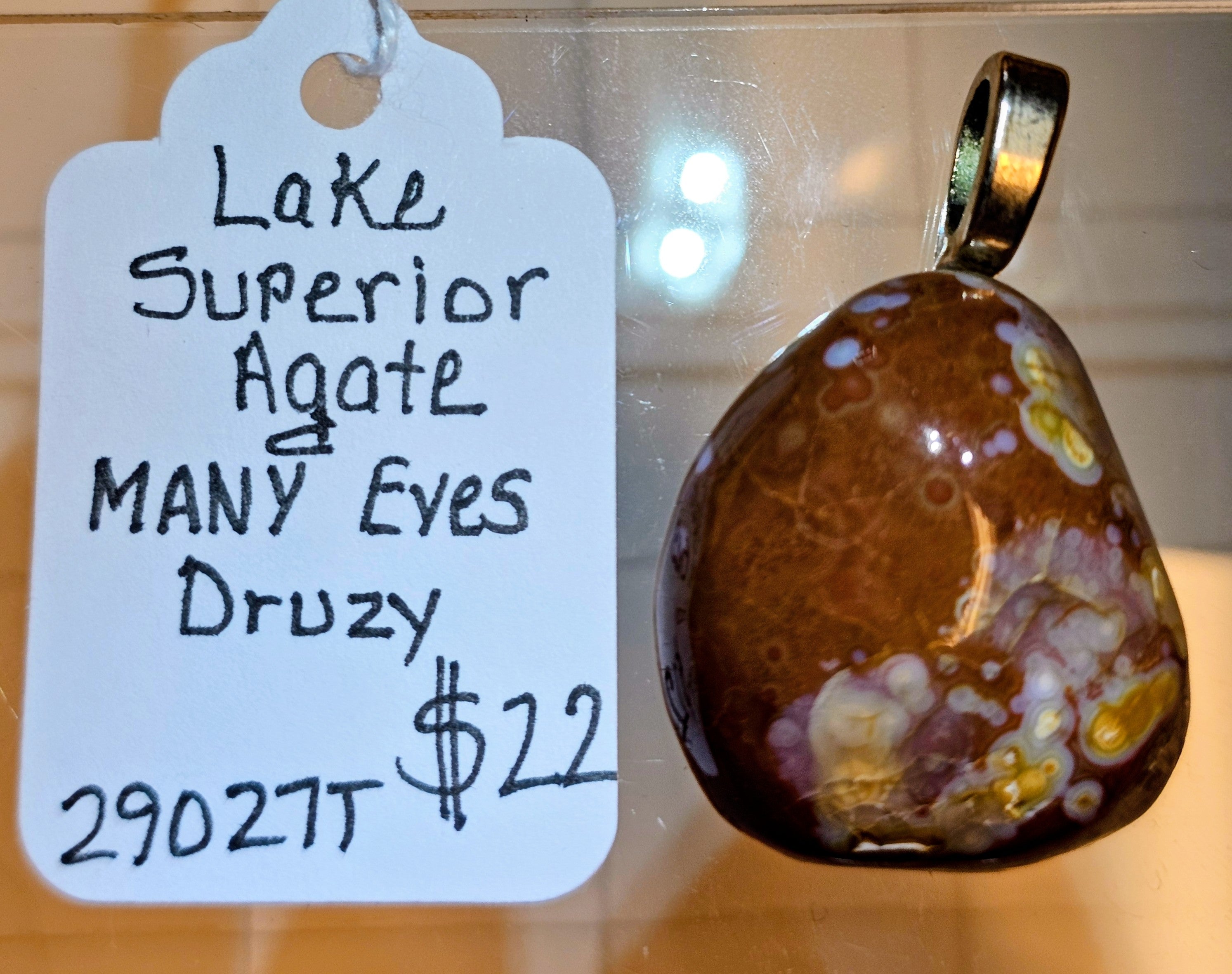 Lake Superior Agate Pendant