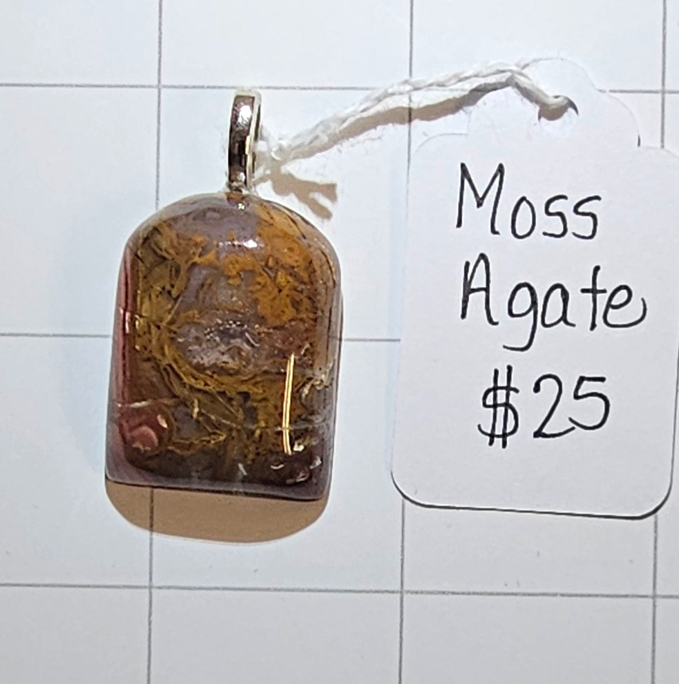Moss Agate Pendant