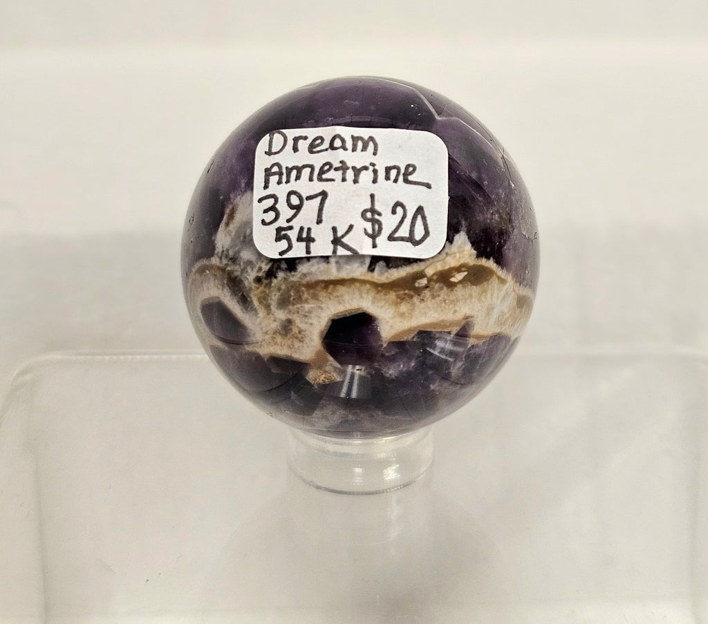 Dream Ametrine sphere