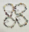 Fluorite chip Bracelets