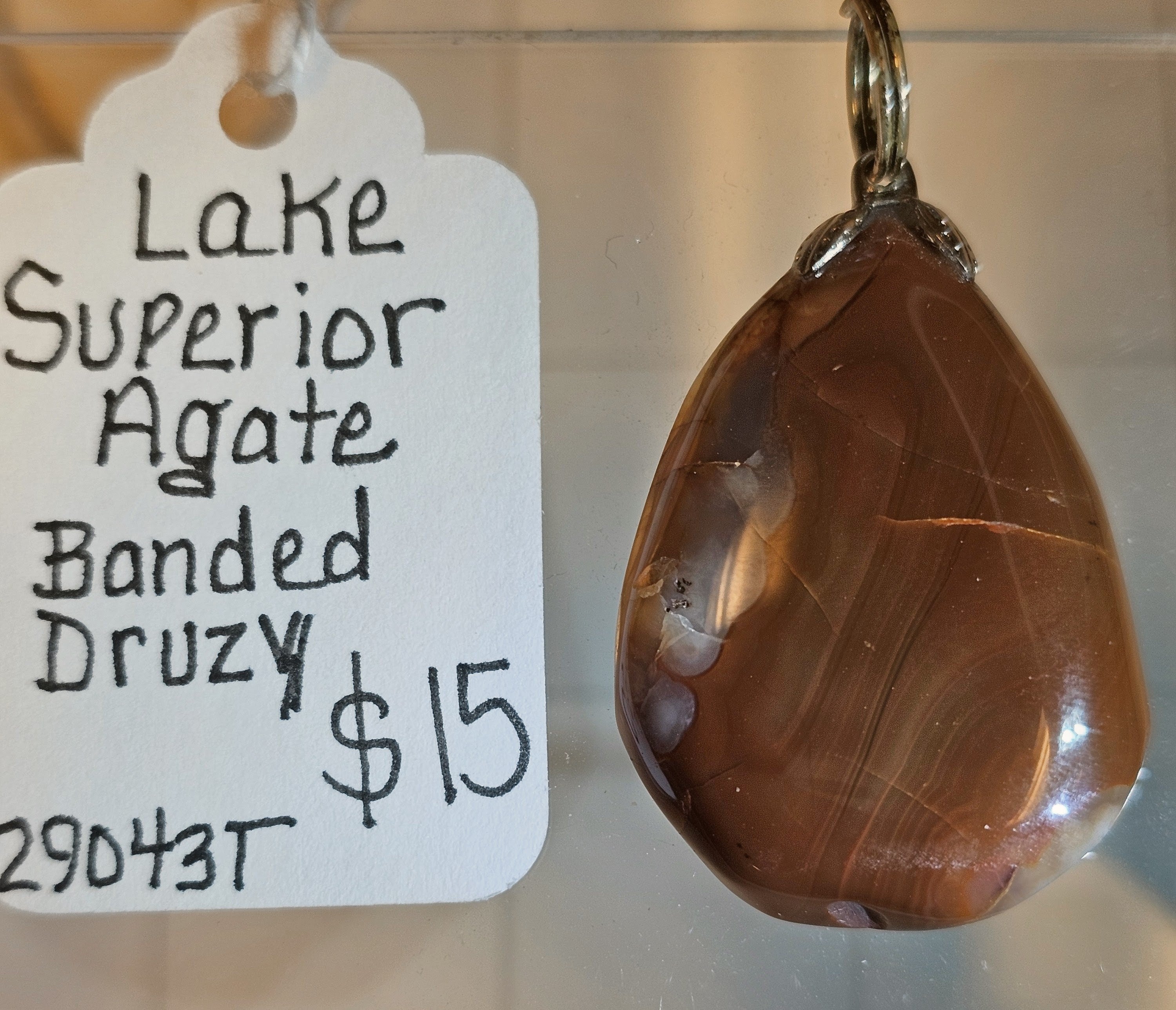 Lake Superior Agate Pendant