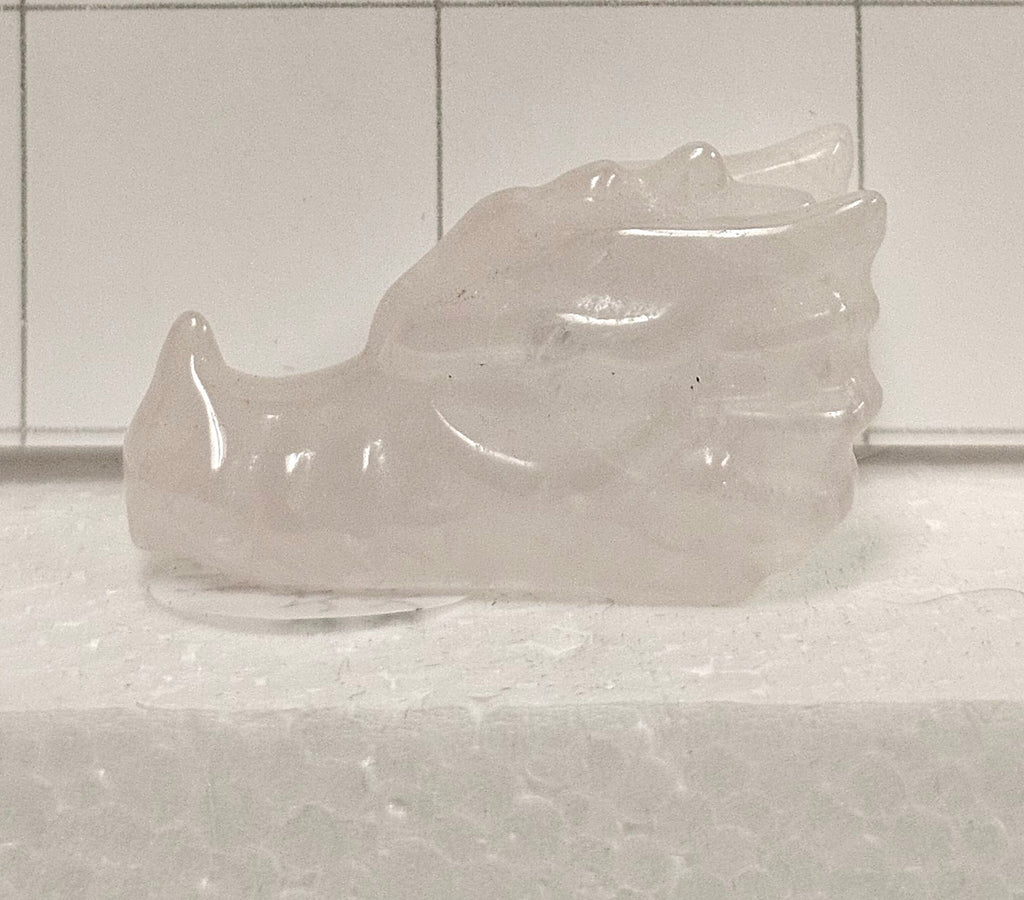 Quartz Dragon Skull