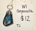 Chrysocolla pendant