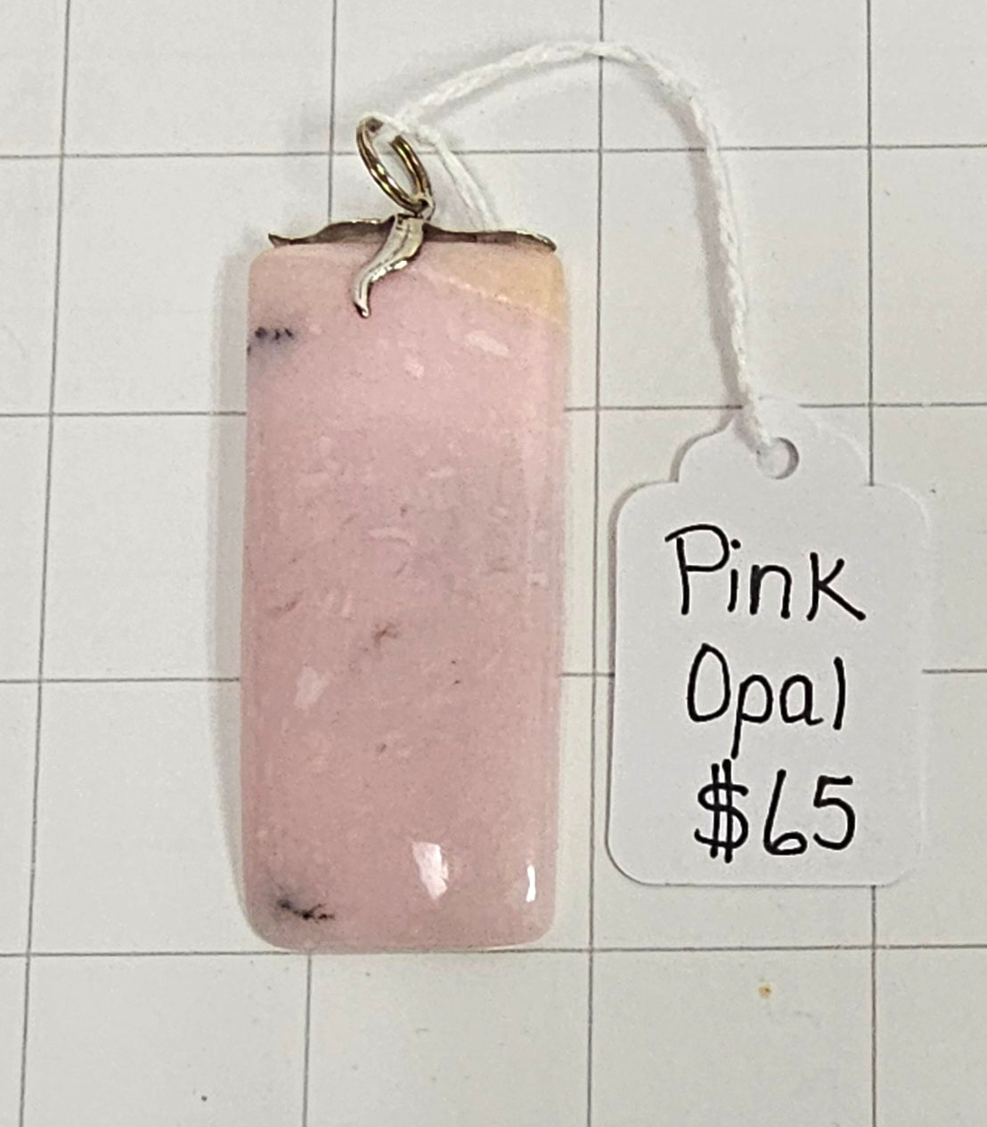 Peruvian Pink Opal pendant