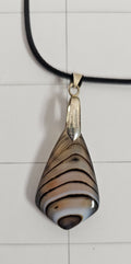 Onyx Tuxedo Agate Necklace