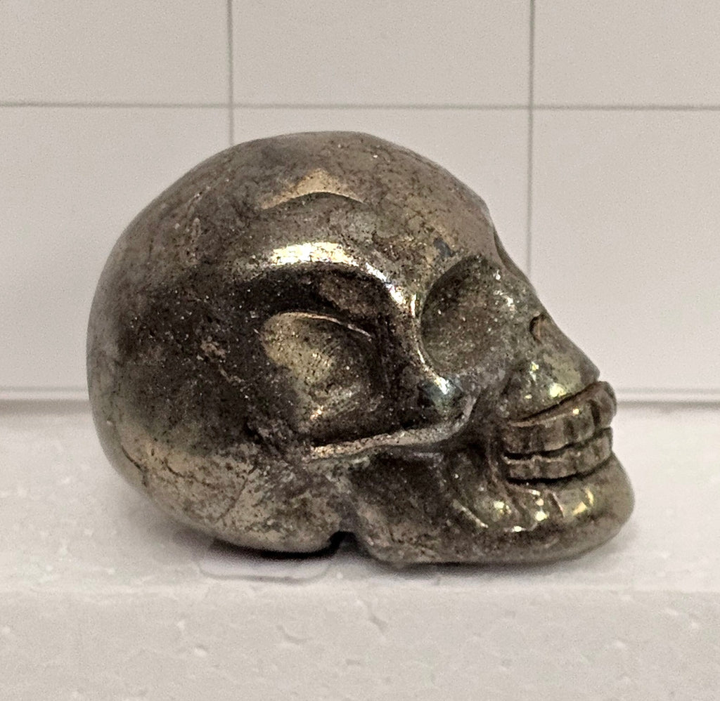 Pyrite Skull