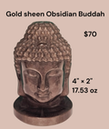 Gold Sheen Obsidian Buddah