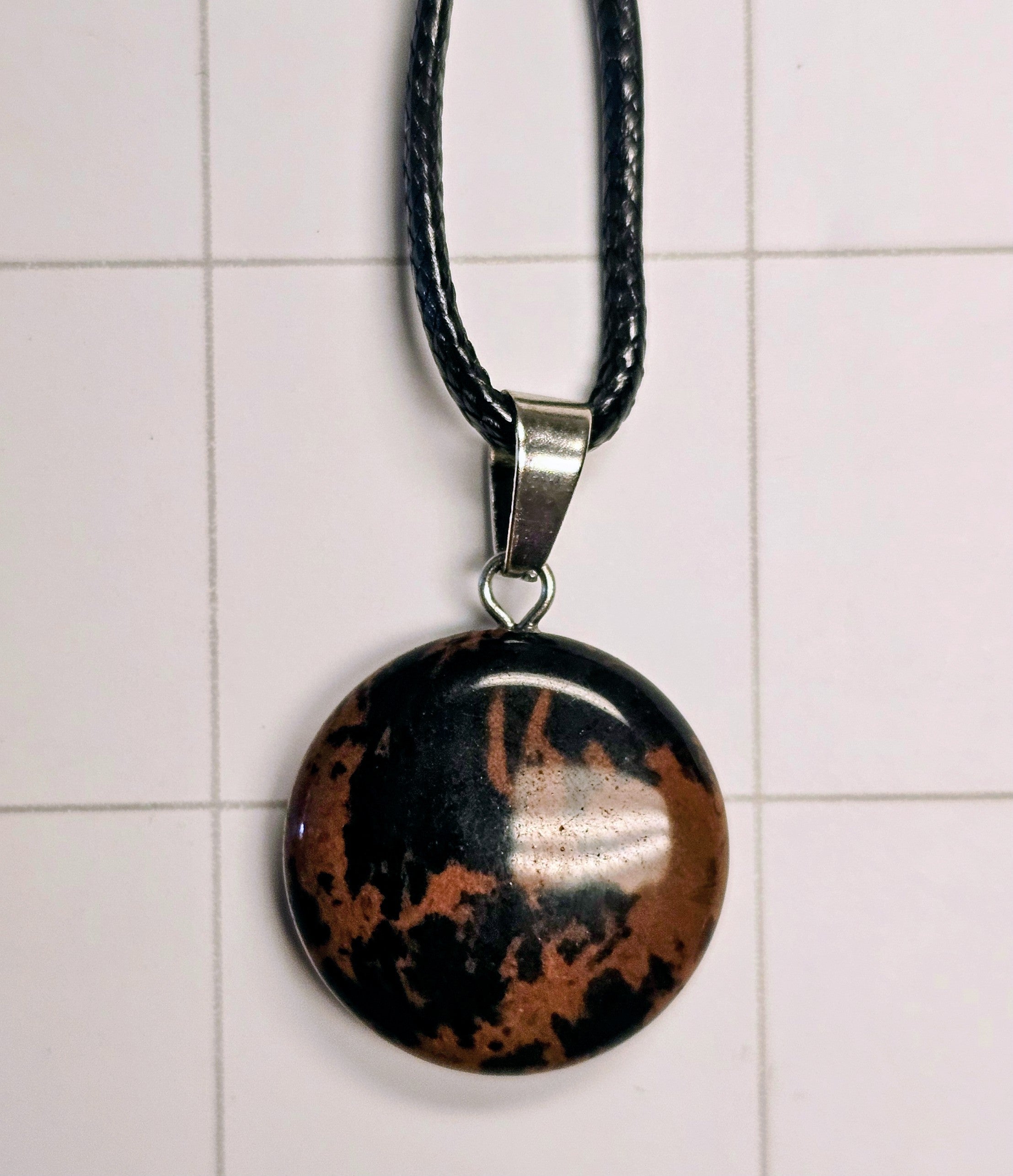 Mahogany Obsidian Necklace