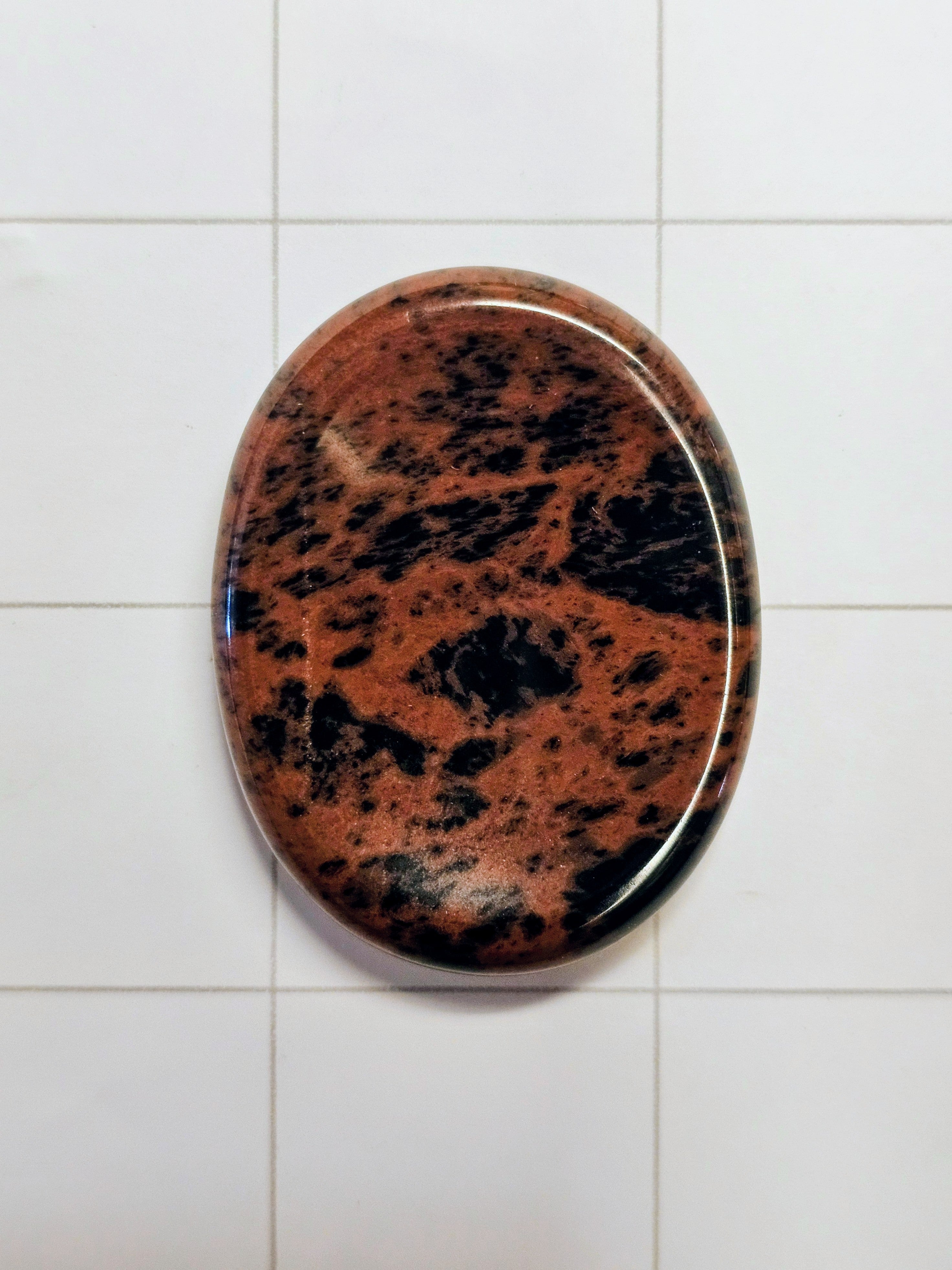 Mahogany Obsidian Worry Stone