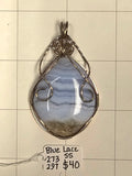 Blue Lace Agate Pendant