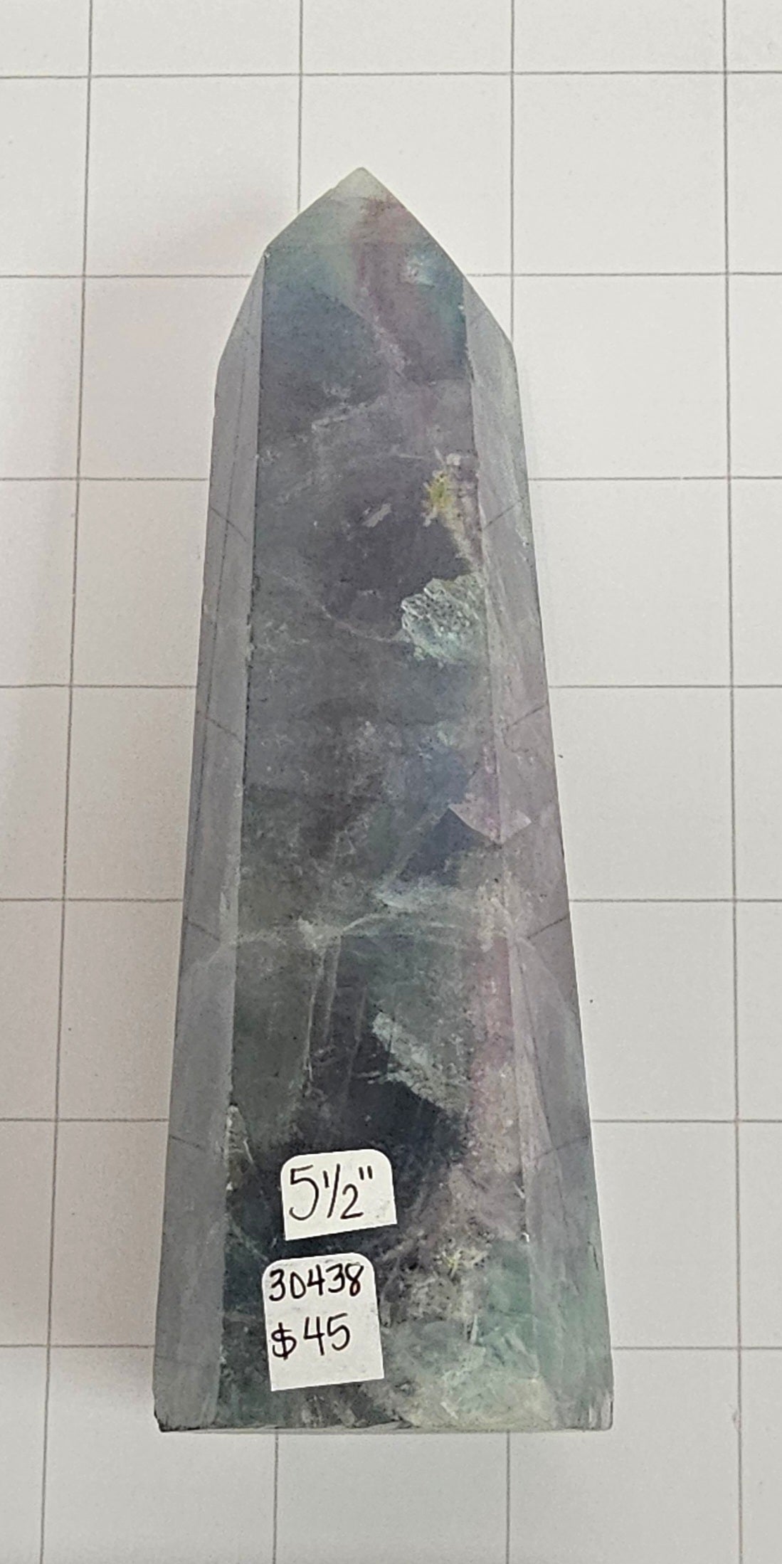 Fluorite obelisk