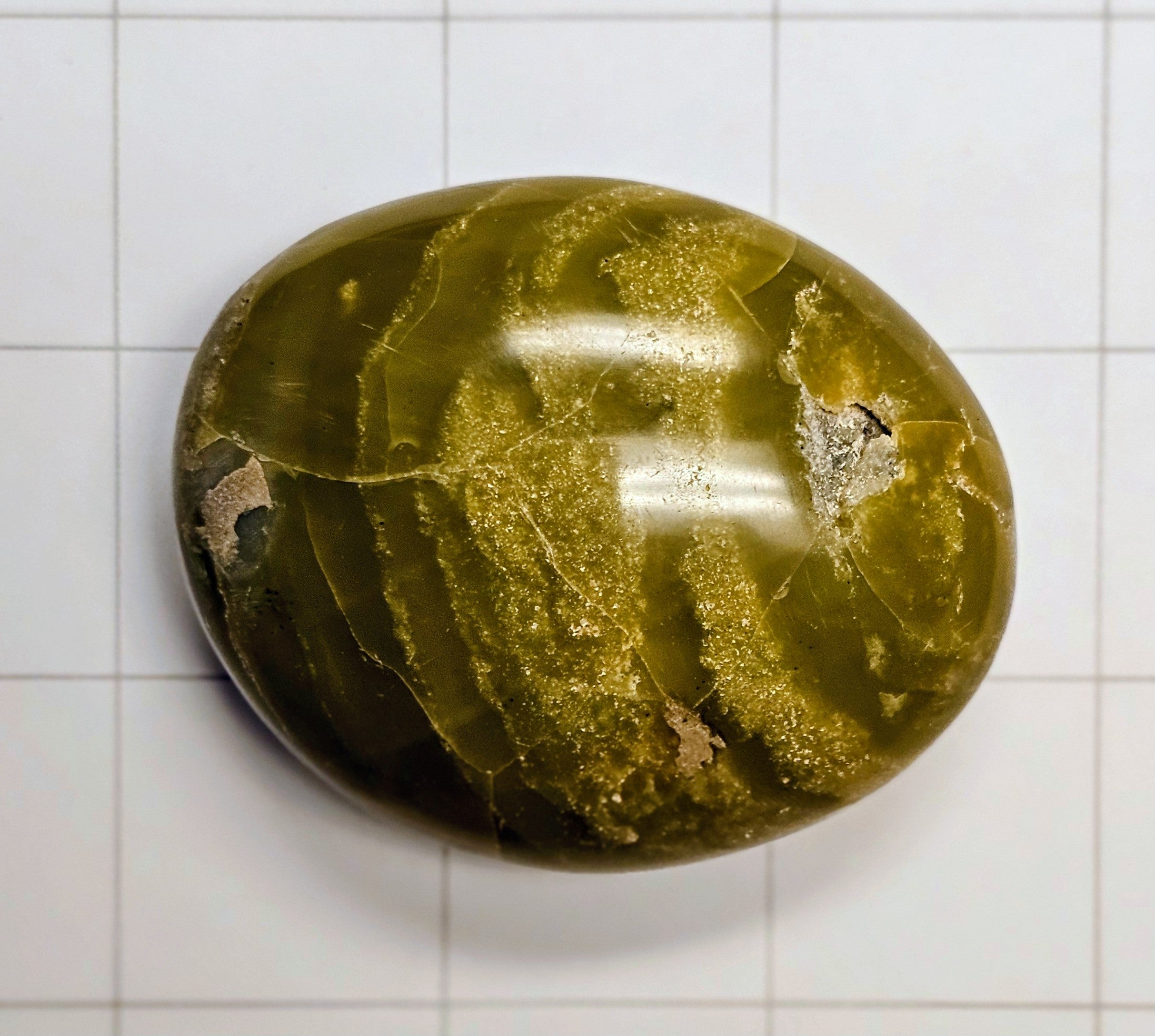 Green Opal Palm Stone