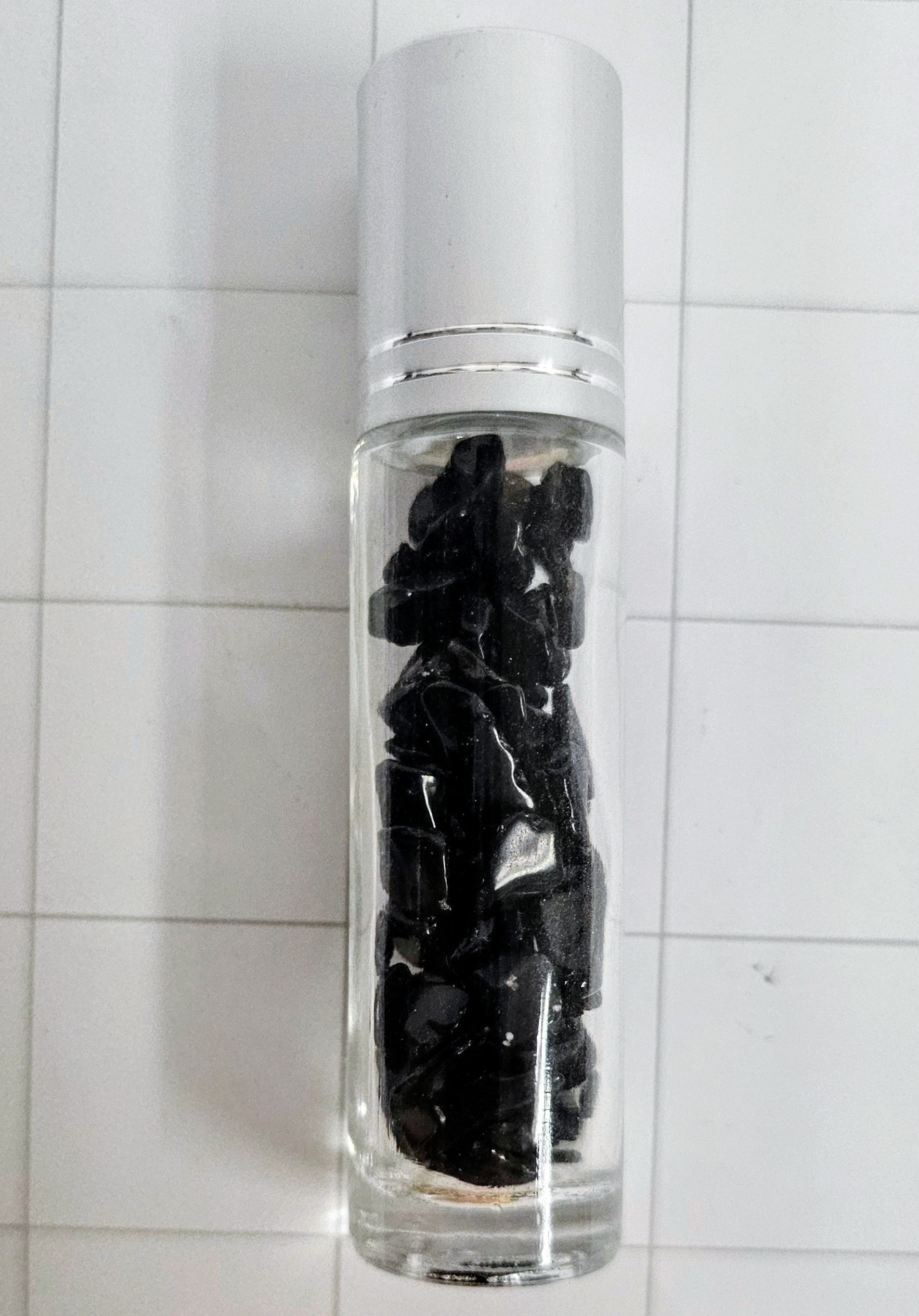 Obsidian in Roller Bottle