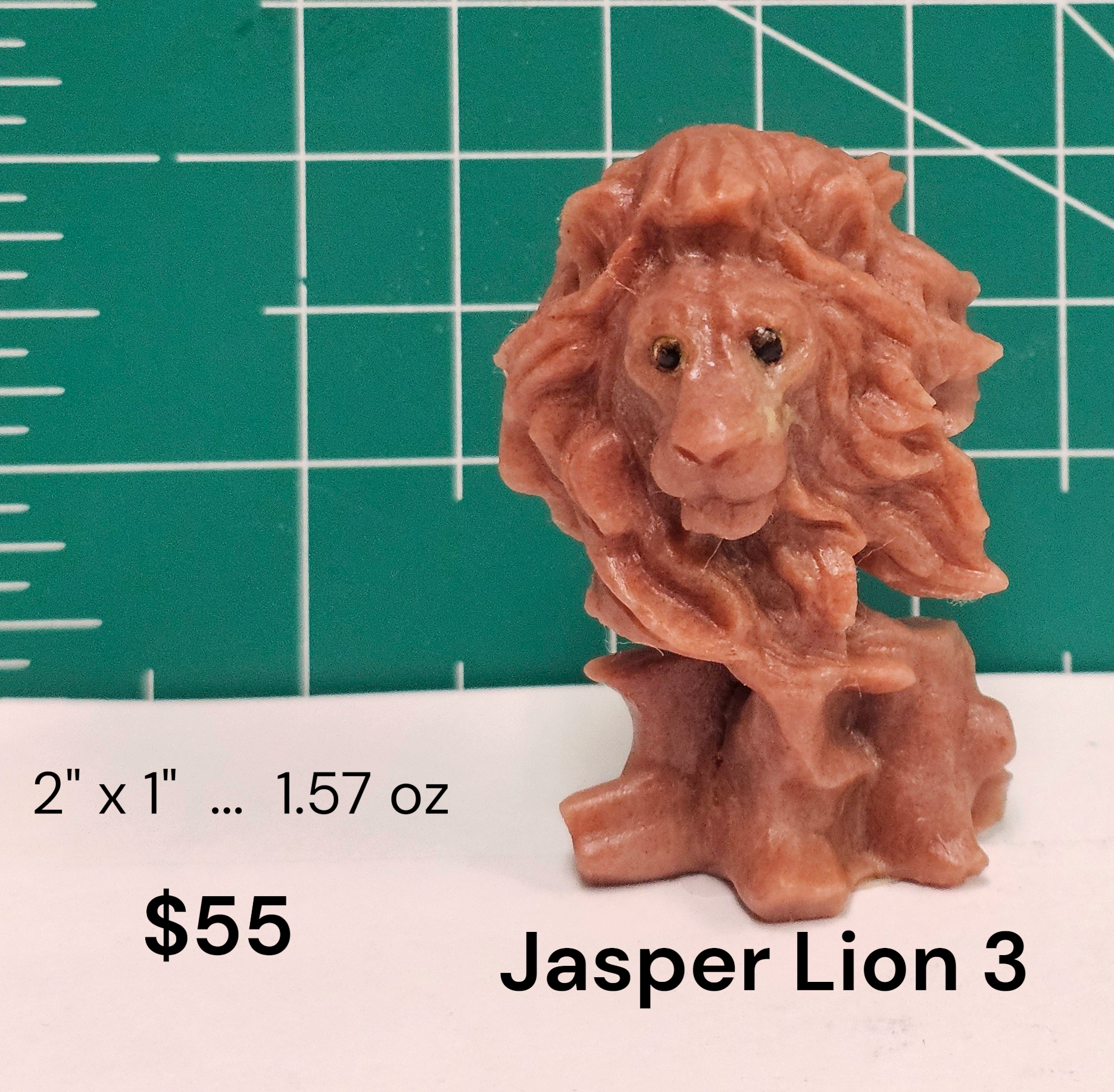 Jasper Lion bust