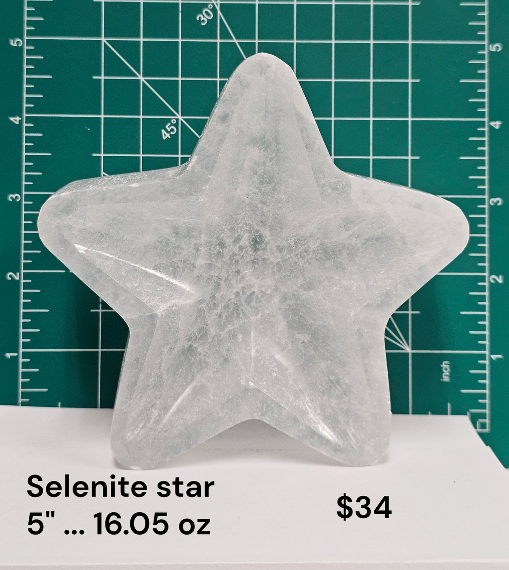 Selenite Star Dish
