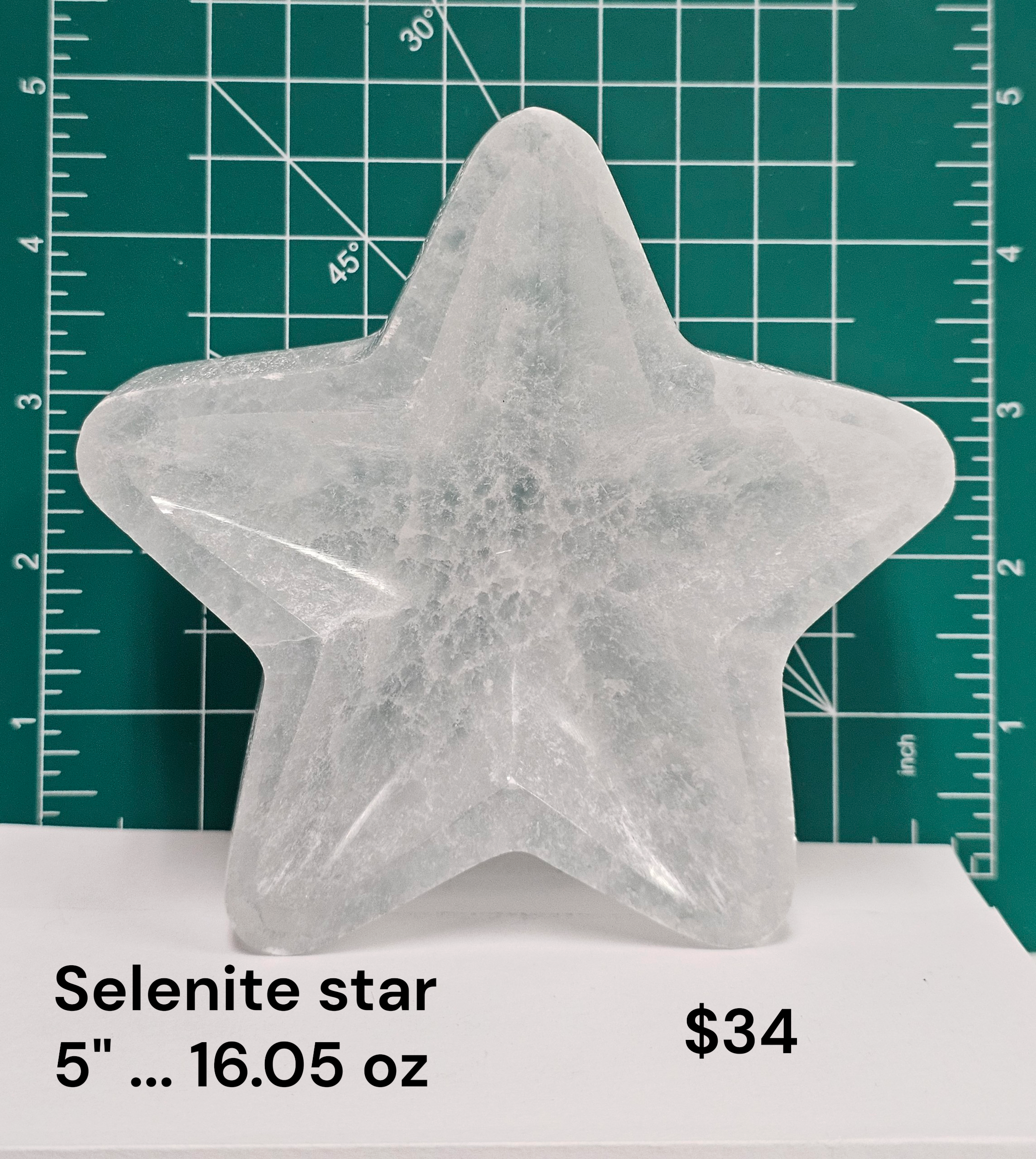 Selenite Star Dish